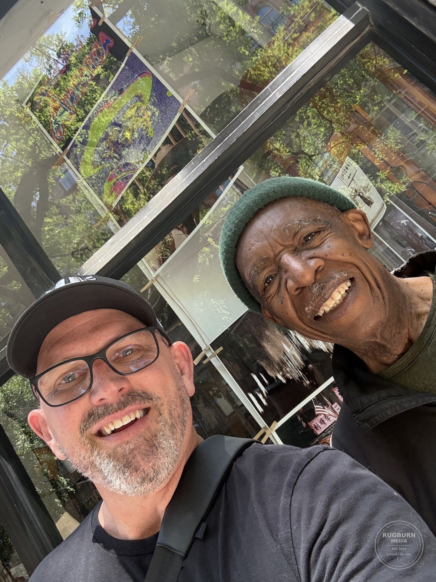 Brian with Alex Harsley at The 4th Street Photo Gallery
